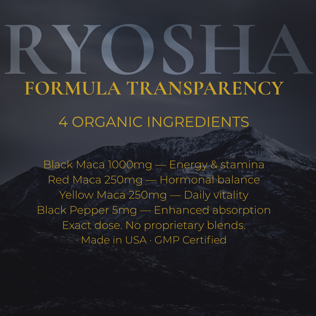 RYOSHA ROOT — Triple Maca Plus
