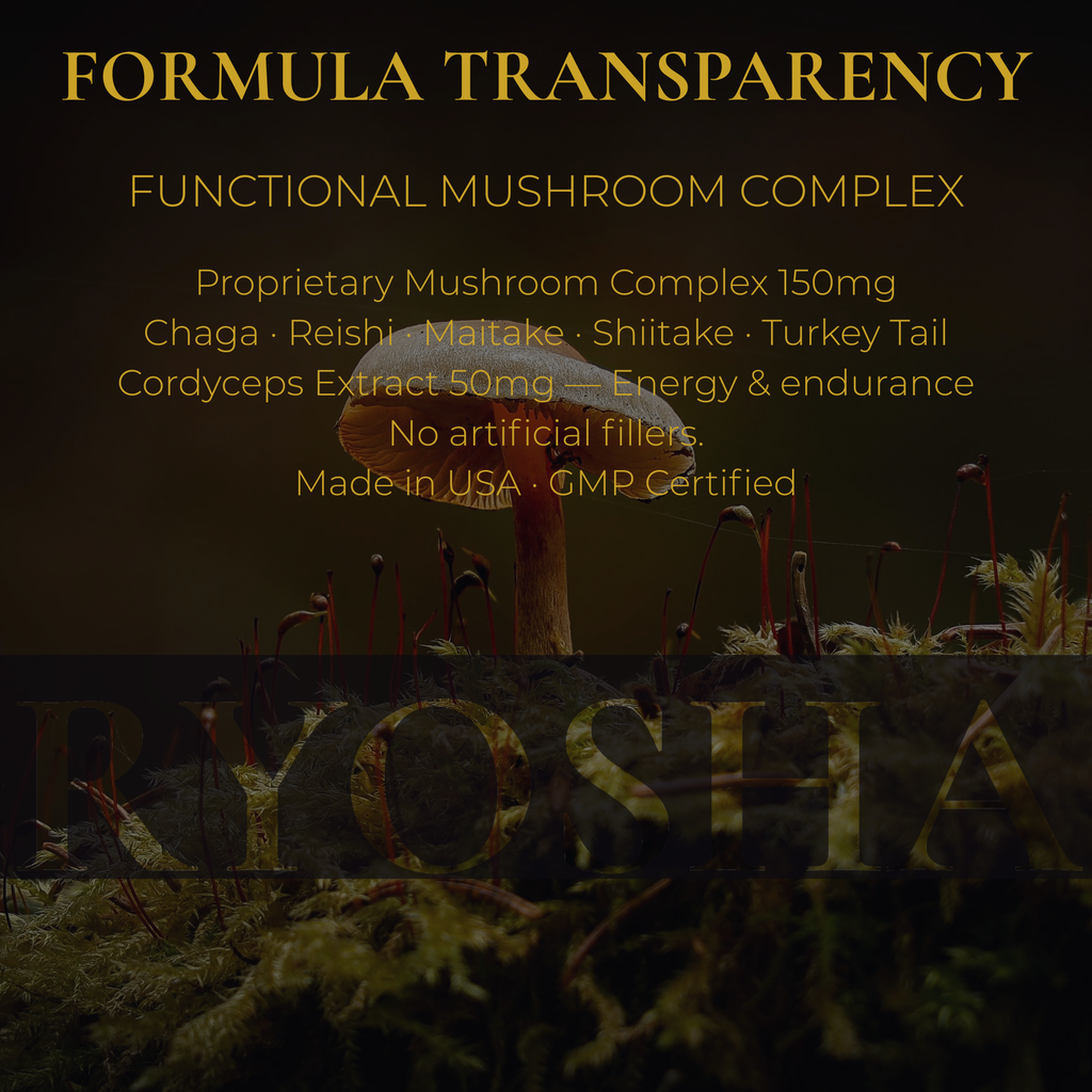 RYOSHA MYCELIA — Adaptogen Immunity Drops