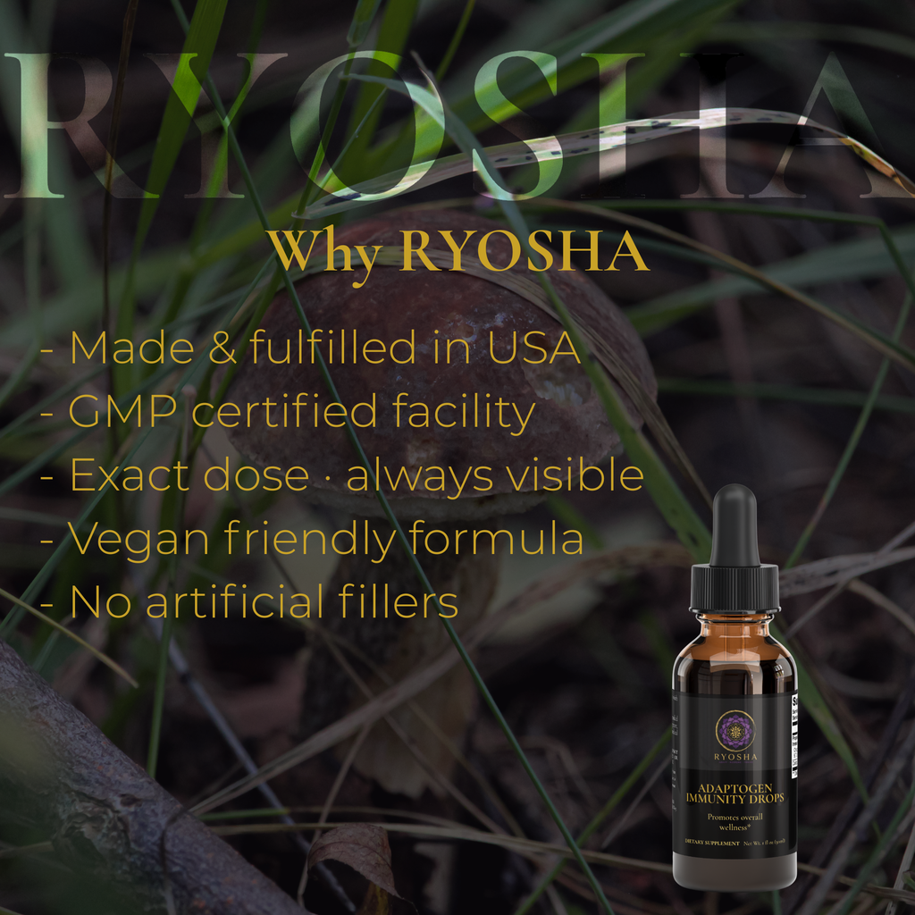 RYOSHA MYCELIA — Adaptogen Immunity Drops