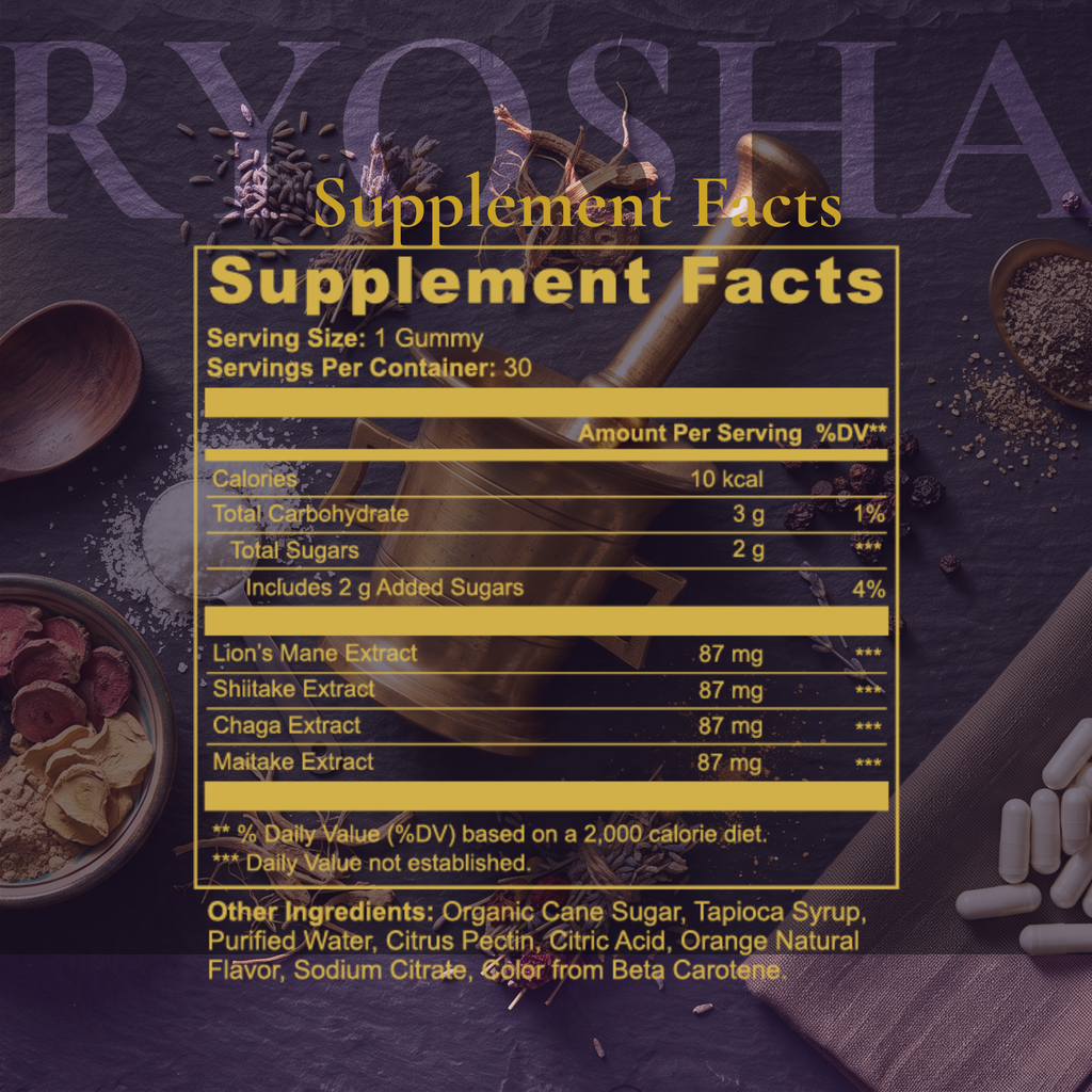 RYOSHA VITALITY — Adaptogen Vitality Gummies