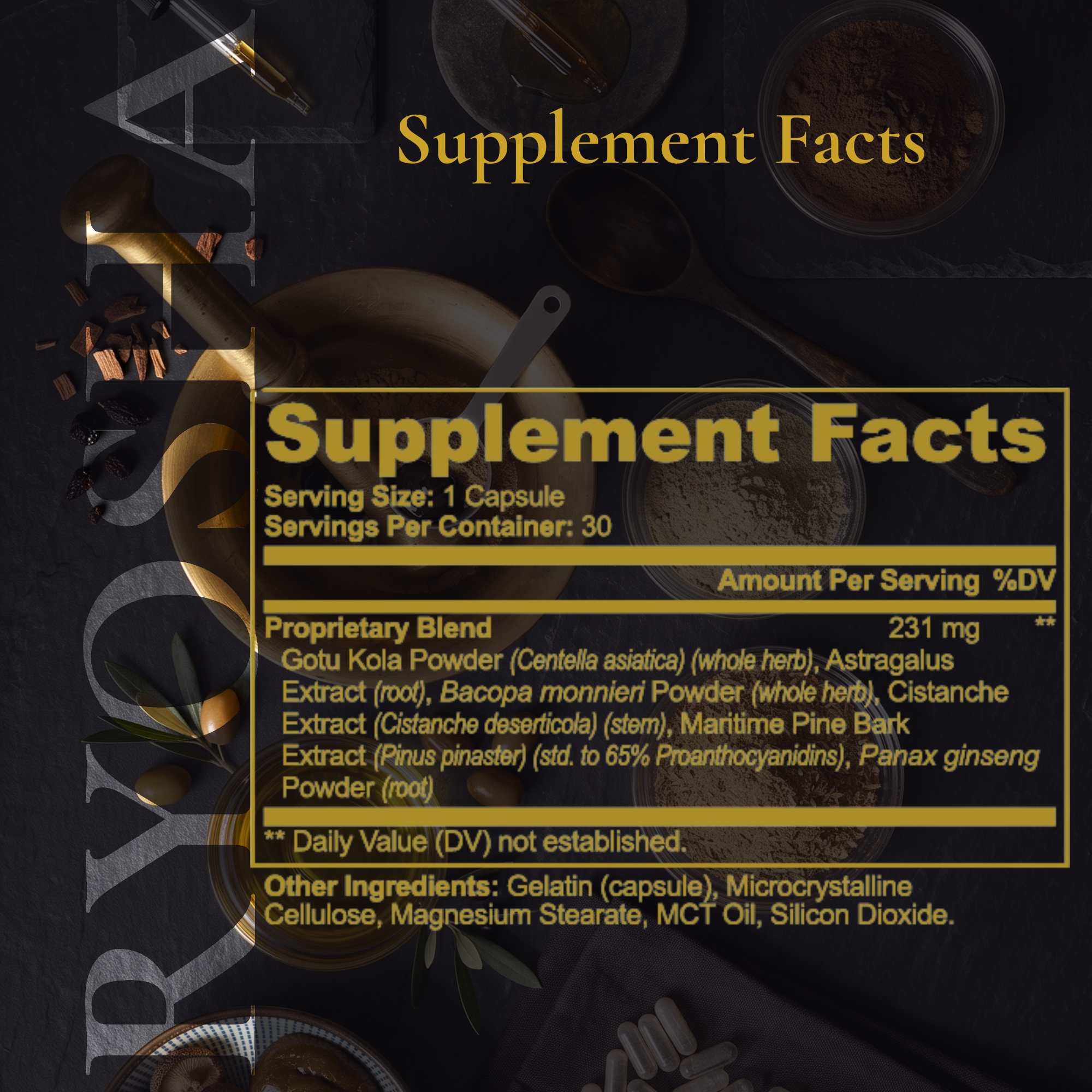 RYOSHA MIND — Gotu Kola & Bacopa Clarity Complex
