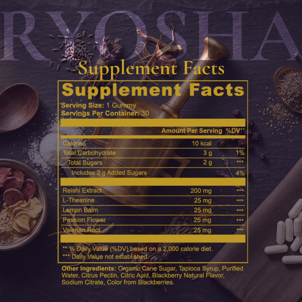RYOSHA YORU — Reishi Relax Gummies