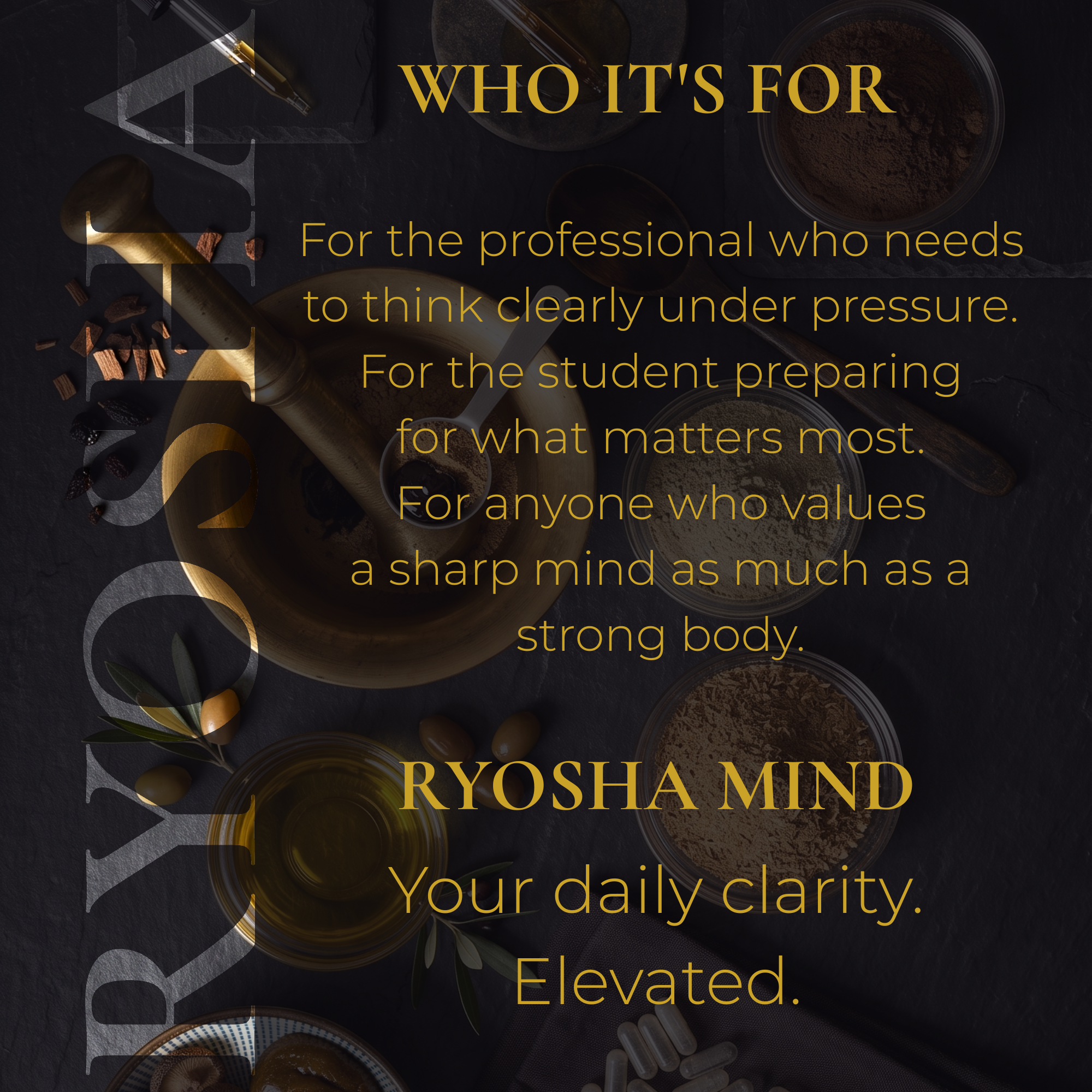 RYOSHA MIND — Gotu Kola & Bacopa Clarity Complex