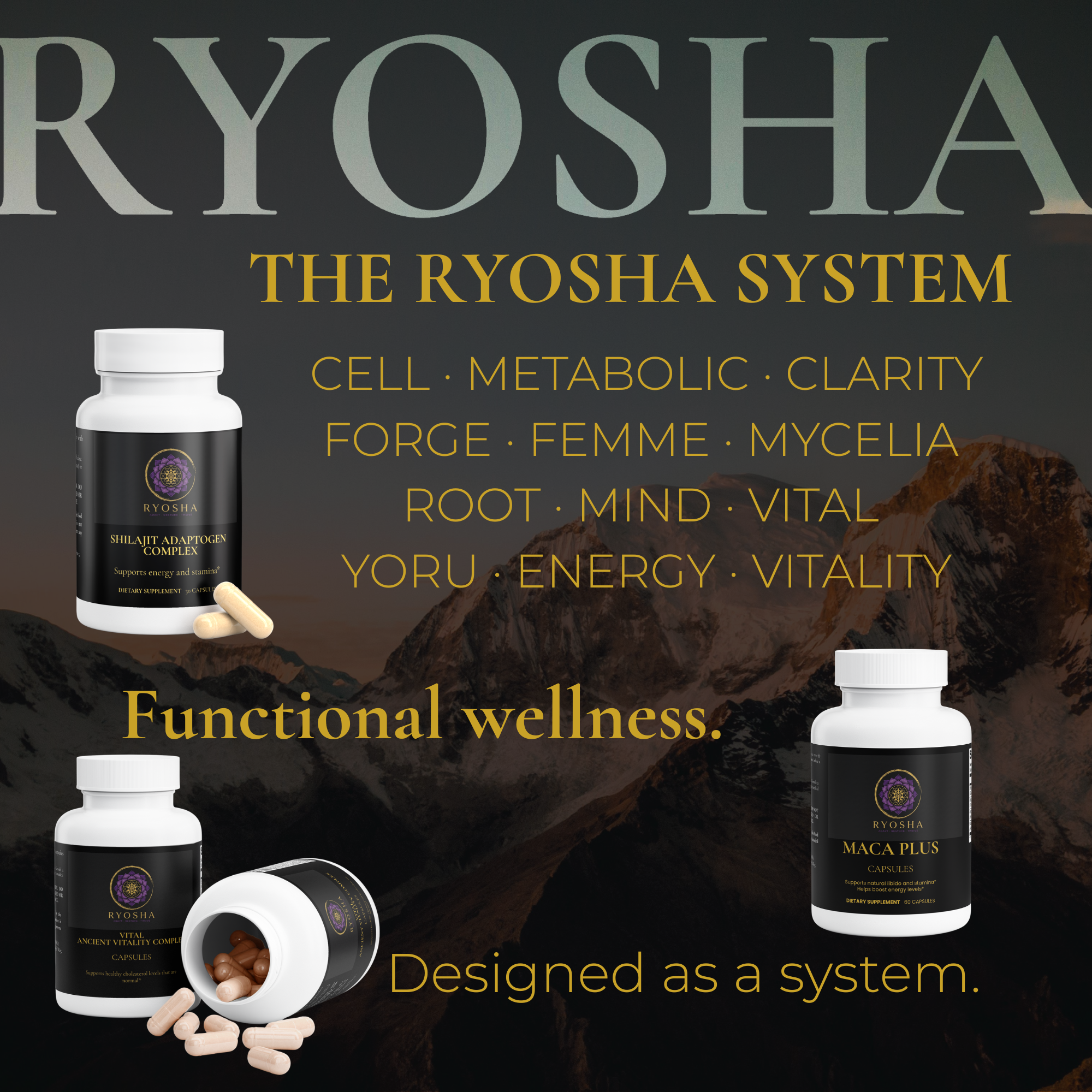 RYOSHA ROOT — Triple Maca Plus