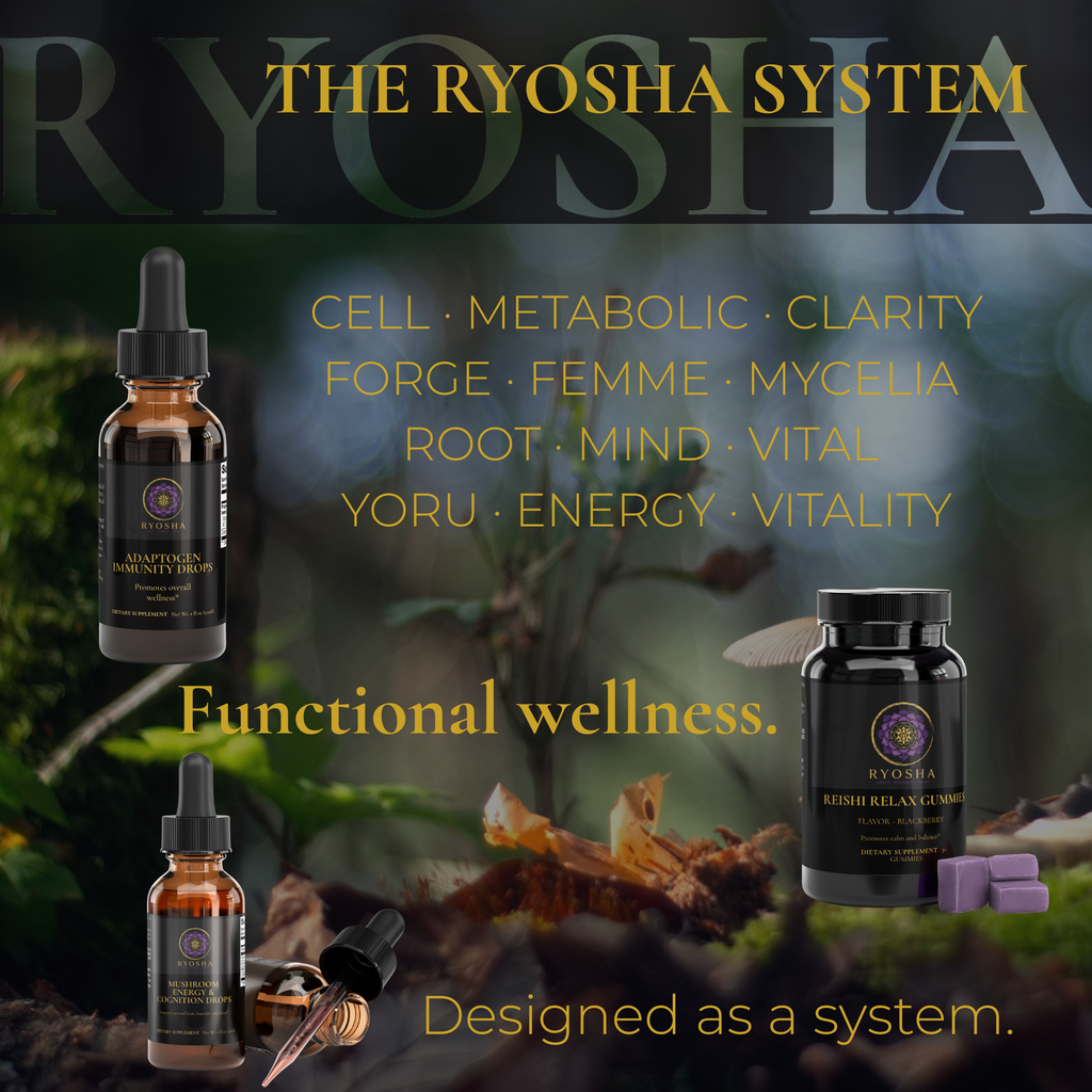 RYOSHA MYCELIA — Adaptogen Immunity Drops