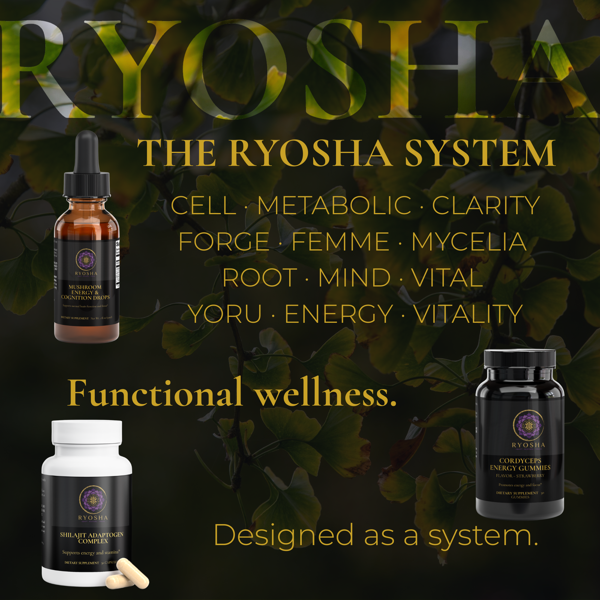 RYOSHA ENERGY — Cordyceps Energy Gummies